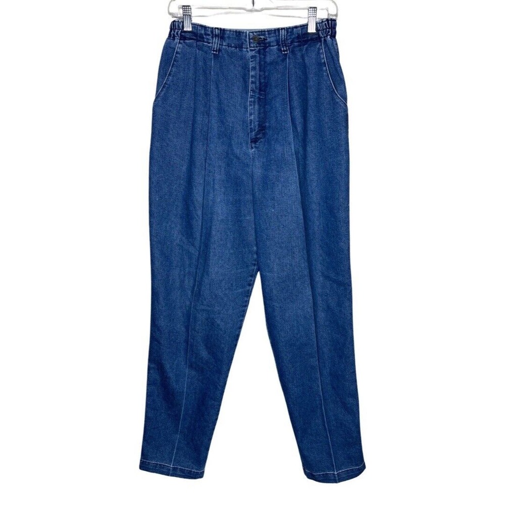 Lee Jeans Womens 6 28" Blue Trouser Style Tapered Leg Relaxed Retro‎ Vintage